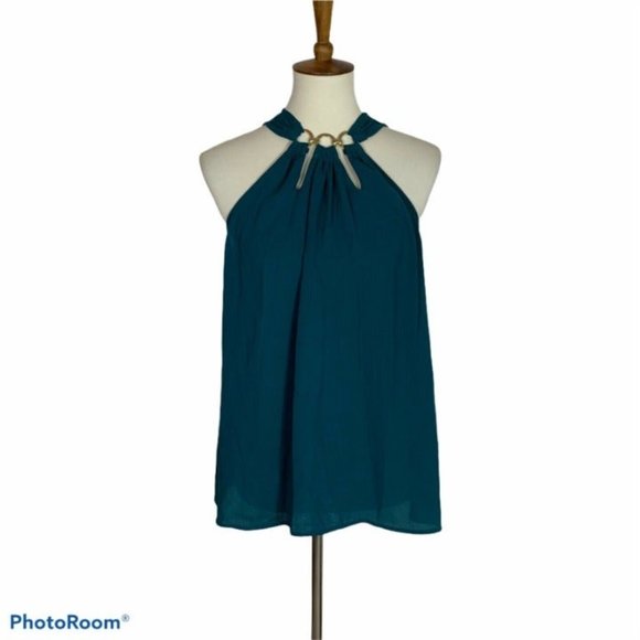 Michael Kors Womens Blouse Blue Sz M - Picture 4 of 11